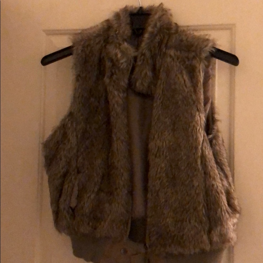 fur vest